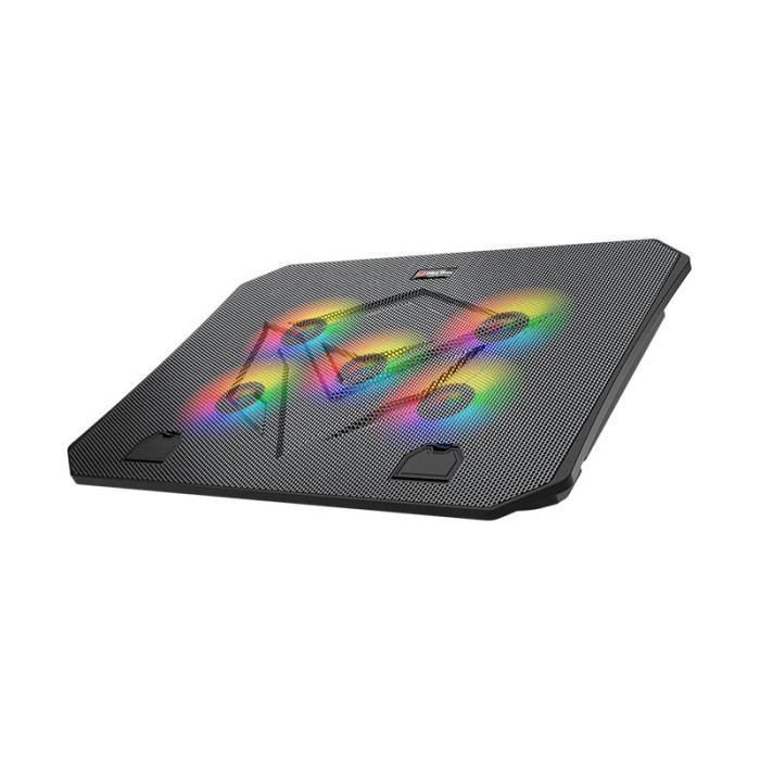 Подставка под ноутбук MeeTion CP3030 15.6'', RGB, Black