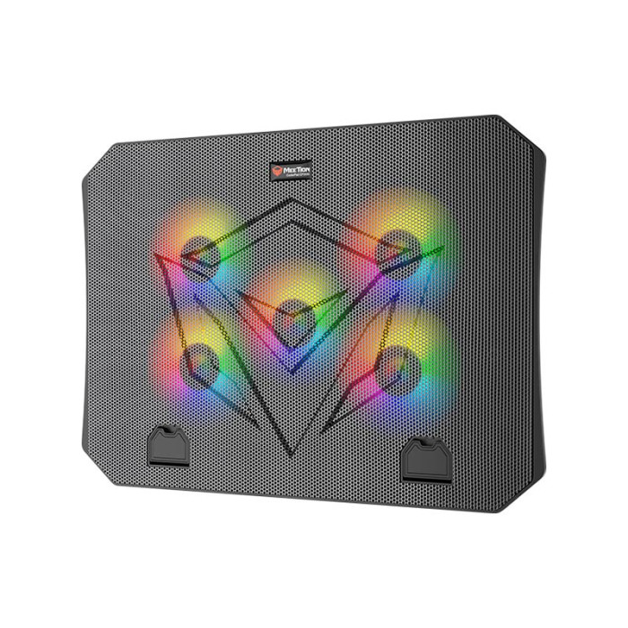 Подставка под ноутбук MeeTion CP3030 15.6'', RGB, Black