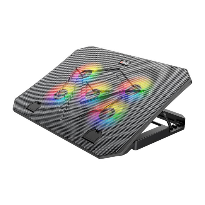 Подставка под ноутбук MeeTion CP3030 15.6'', RGB, Black