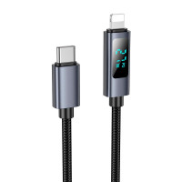 Кабель Hoco X112 Type-C to Lightning 27W 1m Black