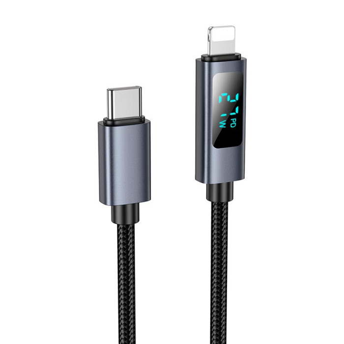 Кабель Hoco X112 Type-C to Lightning 27W 1m Black