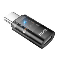 Перехідник HOCO UA36D Type-c to Lightning Black