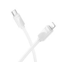 Кабель Hoco X114 Type-C to Lightning 27W / 3A 1m White