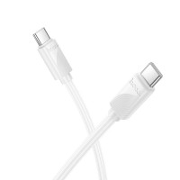 Кабель Hoco X114 Type-C to Type-C 60W / 3A 1m White