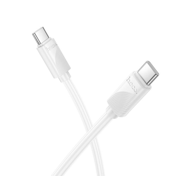 Кабель Hoco X114 Type-C to Type-C 60W / 3A 1m White