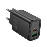 Мережевий зарядний пристрій Hoco N63 30W Black