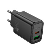 Мережевий зарядний пристрій Hoco N61 20W Black