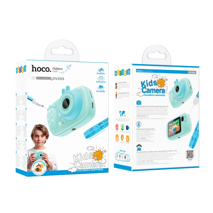 Дитяча цифрова фото-відеокамера HOCO DV205 - Blue