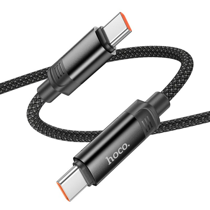Кабель Hoco U126 Type-C to Type-C 100W 1.2m Black