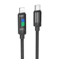 Кабель Hoco U126 Type-C to Lightning 27W 1.2m Black