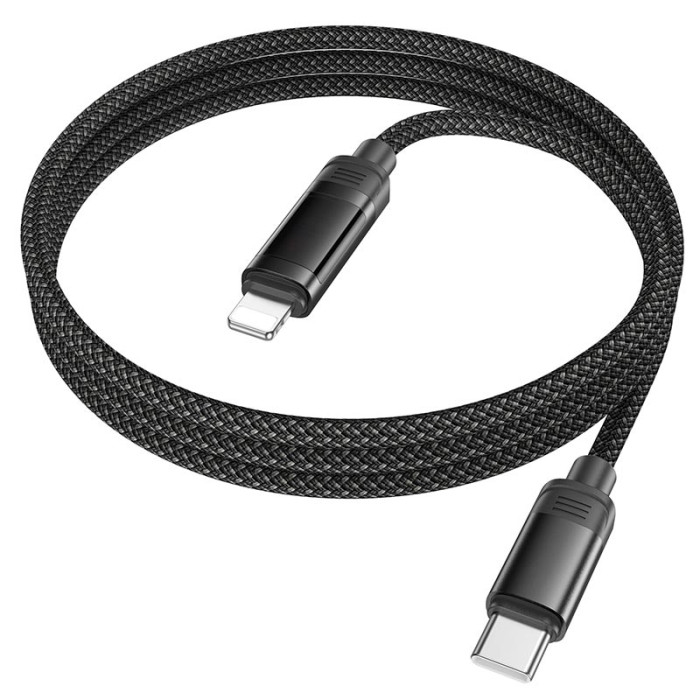Кабель Hoco U126 Type-C to Lightning 27W 1.2m Black