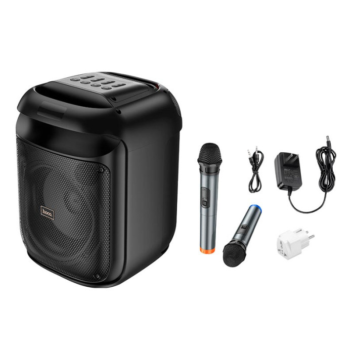 Караоке-колонка HOCO HA13 BT5.4 TF / AUX / USB / FM / BT / TWS, 60W, 6 ч Black