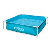Басейн каркасний Intex (57173) 122х122х30 см, 337 л Blue
