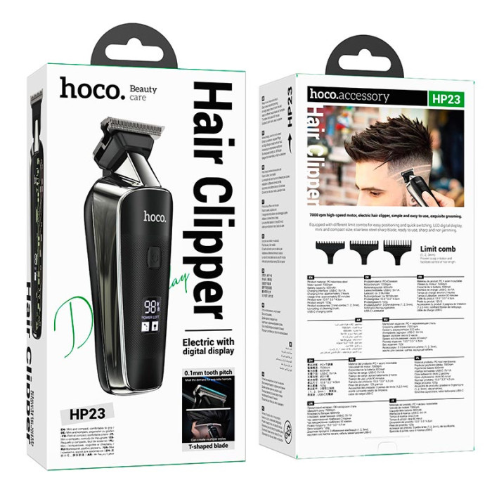 Триммер для стрижки волос Hoco HP23 Black