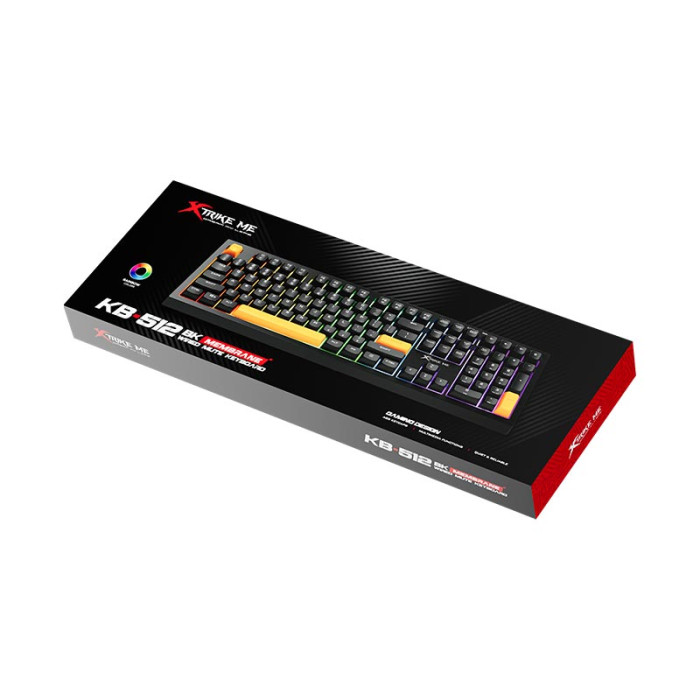 Клавиатура проводная игровая Xtrike Me KB-512 BK Black