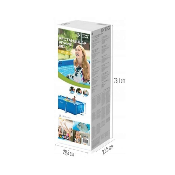 Бассейн каркасный Intex (28270) 220х150х60 см, 1630 л Blue