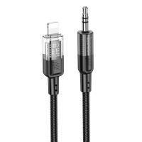 Кабель AUX to Lightning HOCO UPA27 1,2m Black
