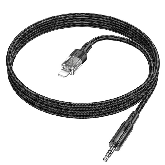 Кабель AUX to Lightning HOCO UPA27 1,2m Black