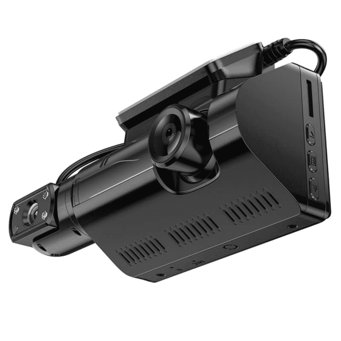 Видеорегистратор HOCO DI07 3" IPS, HD, 2 камеры, Black