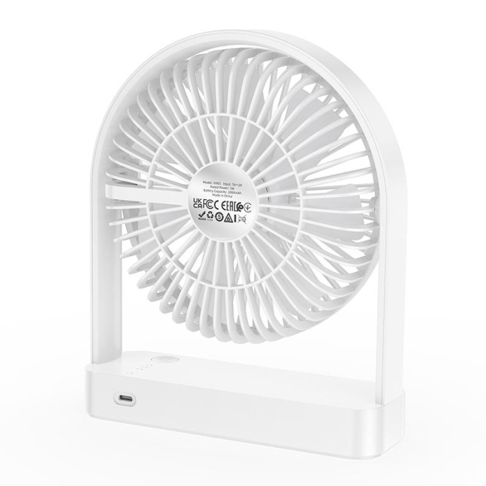 Вентилятор настільний Hoco HX65 White