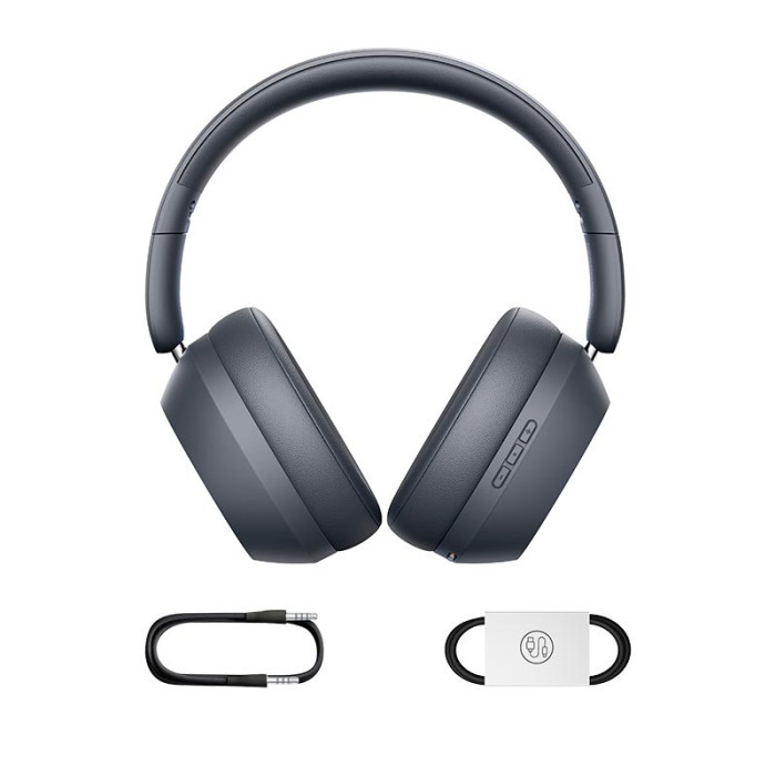 Наушники накладные Baseus Bass 35 Max BT5.3, AUX / BT, 50 ч Grey