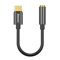 Перехідник BASEUS L54 Type-C to AUX 3.5 mm Black