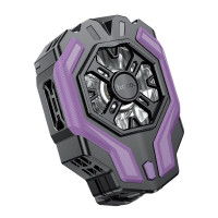 Куллер для телефону HOCO GM26 4.5-7", RGB, Black-Purple
