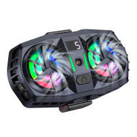 Куллер для телефону HOCO GM36 4.5-7", RGB, Black