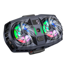 Куллер для телефону HOCO GM36 4.5-7", RGB, Black