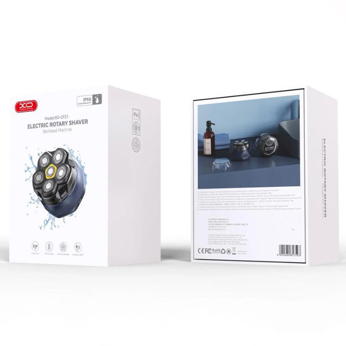 Электробритва для сухого и влажного бритья XO CF21 Blue