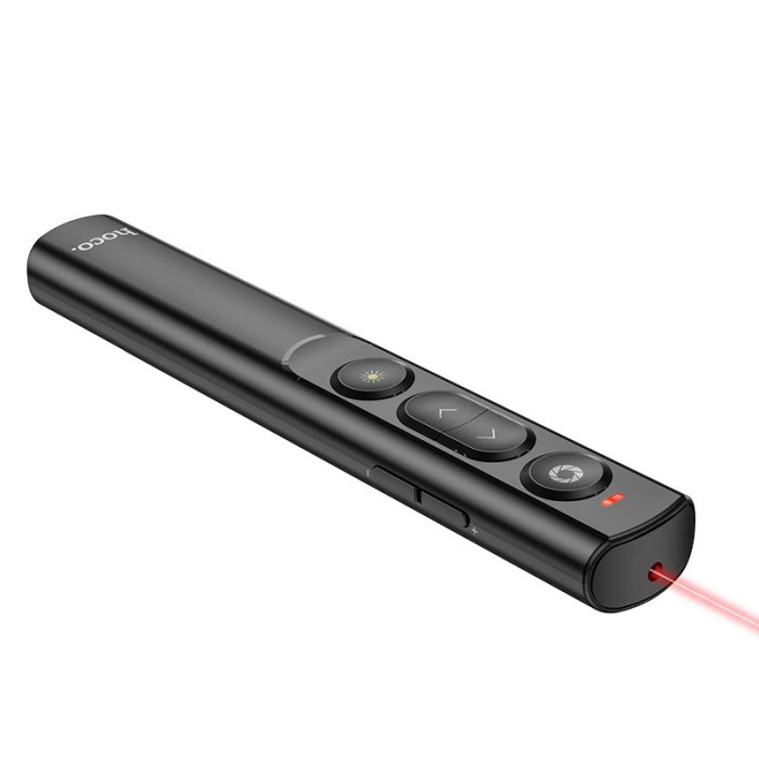 Лазерная указка HOCO GM201 2.4G, 100м Black