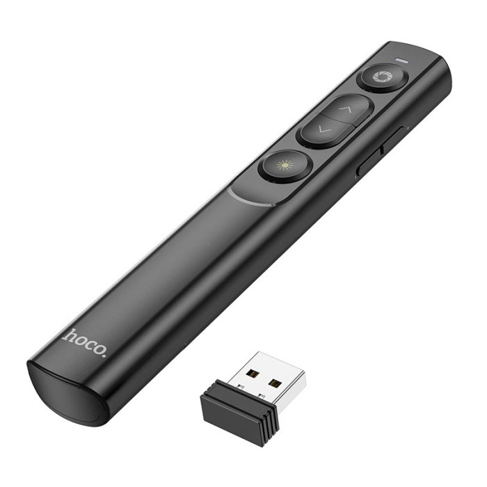 Лазерная указка HOCO GM201 2.4G, 100м Black