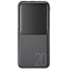 Повербанк XO PR252 20000mAh, Type-C / 2 х USB / 5W / 2.1A, Black