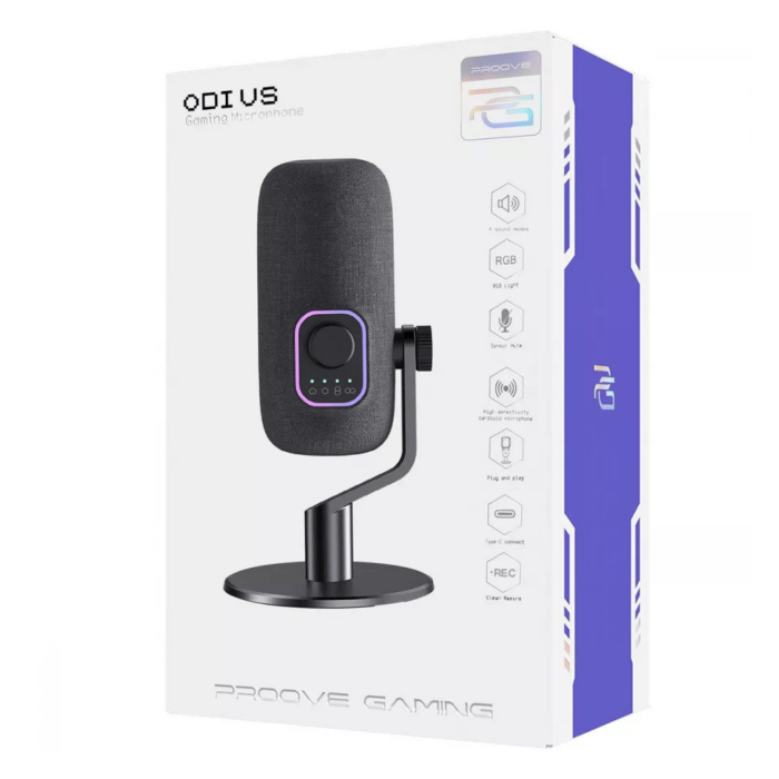 Мікрофон до комп'ютера Proove Gaming Odius Black 