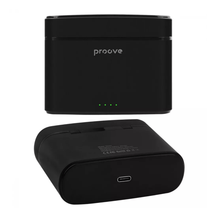 Беспроводной петличный микрофон 2 шт Proove Demo Lightning Black
