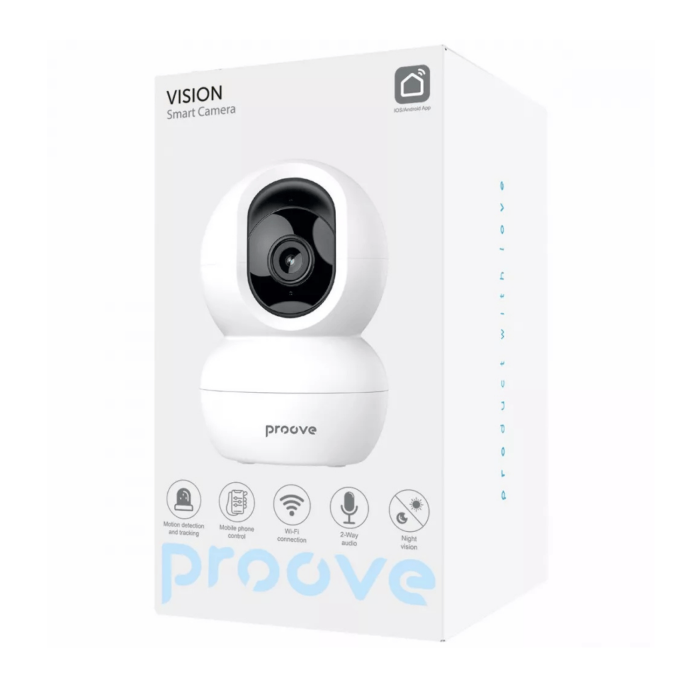 Камера відеоспостереження IP Камера Proove Vision Wi-Fi / 2.4G / 3MP, White