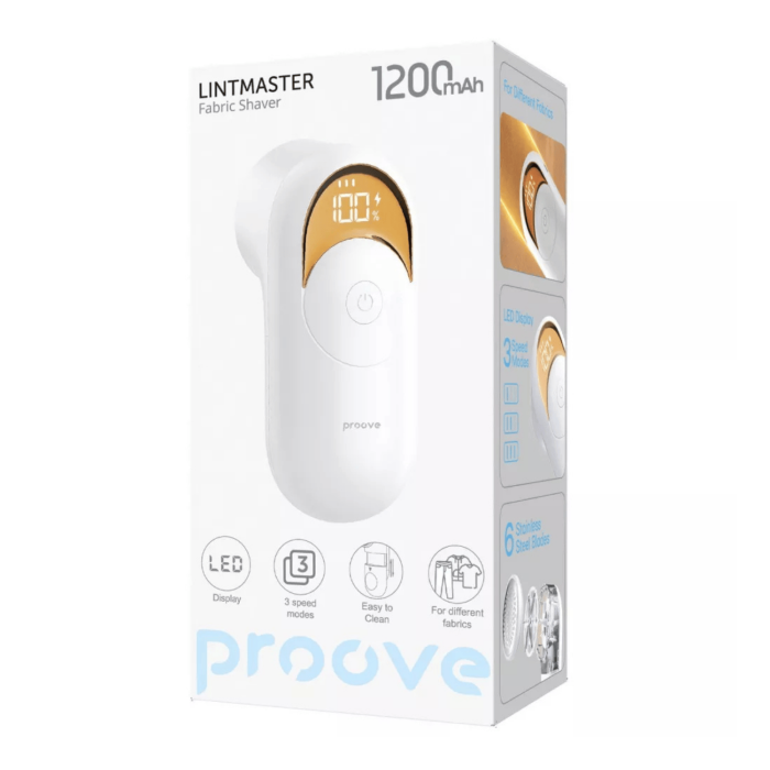 Триммер для ткани Proove LintMaster White
