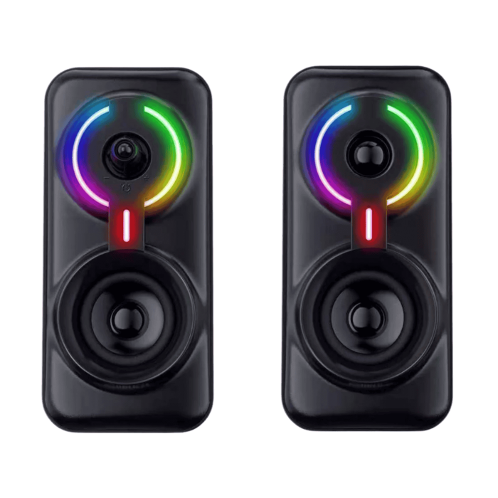 Акустическая система для ПК Onikuma L6 RGB 2x5W, BT / AUX / USB Black