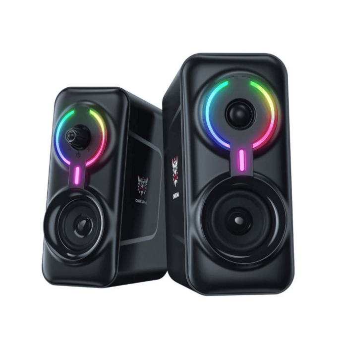 Акустическая система для ПК Onikuma L6 RGB 2x5W, BT / AUX / USB Black