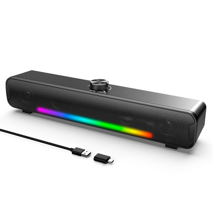 Саундбар для ПК ONIKUMA L16 RGB 2х5W / BT / USB Black