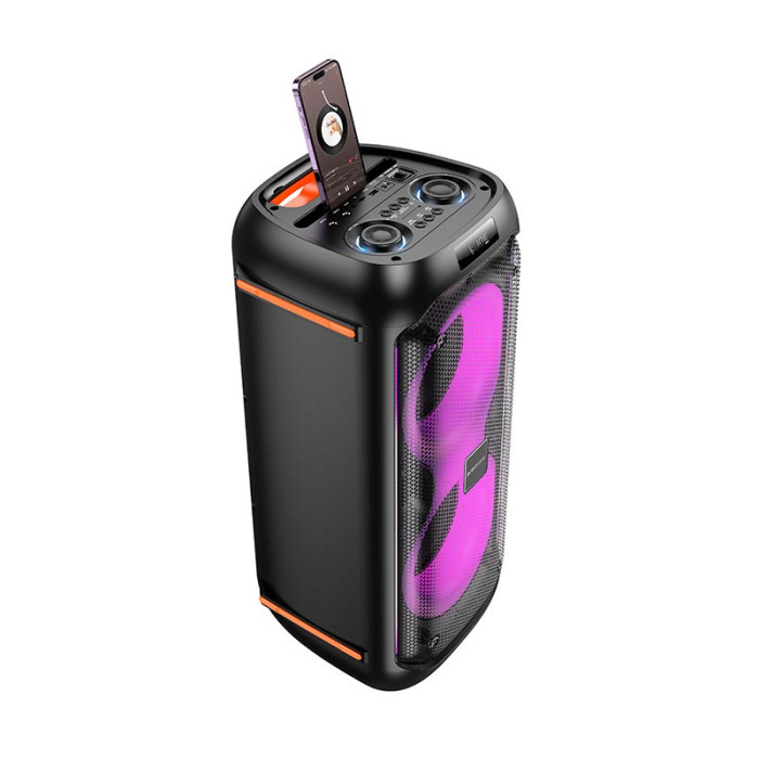 Караоке-колонка Borofone BP26 BT5.4 TF / AUX / USB / FM / BT / TWS, 50W, 5 ч Black