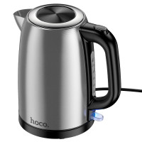 Электрочайник Hoco HE12 1.7 л, 2200W Grey
