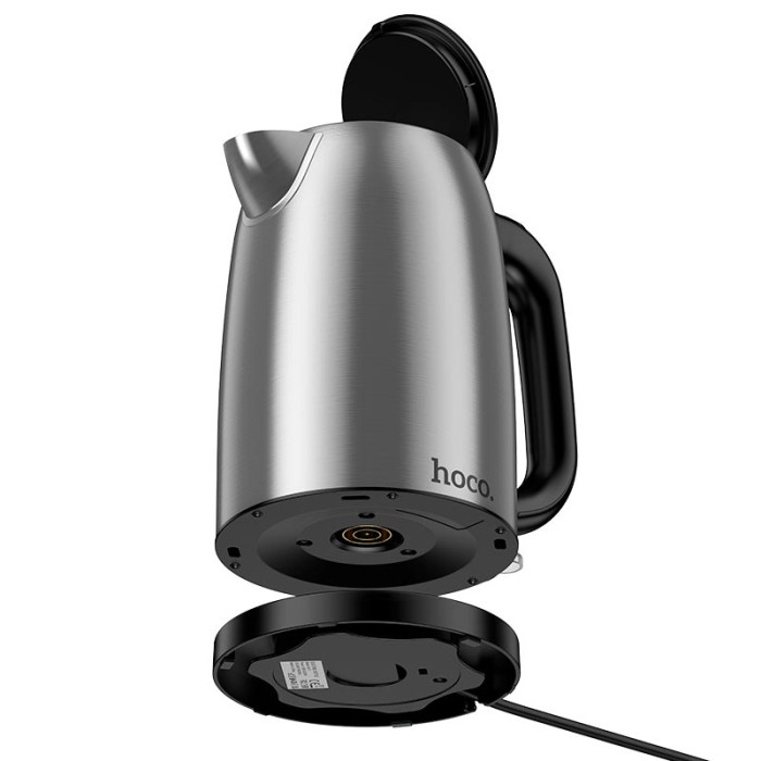 Электрочайник Hoco HE12 1.7 л, 2200W Grey