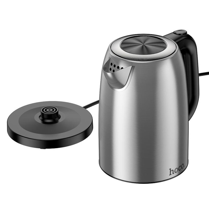 Электрочайник Hoco HE12 1.7 л, 2200W Grey