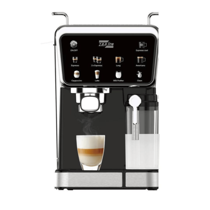 Кофемашина Рожкова Zepline ZP-6803 3000W 20Bar, Black