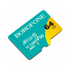 Карта памʼяті Borofone MicroSD на 64GB Class V30 Turquoise