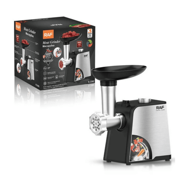 Електрична м’ясорубка RAF R3392 2000W Black