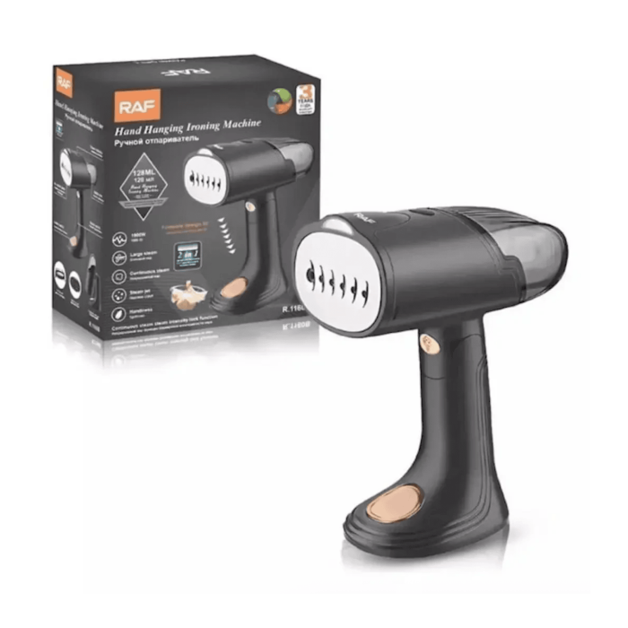 Ручний відпарювач RAF R1160B 130мл, 1500W Black