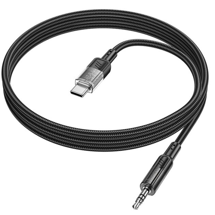 Кабель AUX to Type-C HOCO UPA27 1,2m Black
