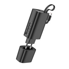 Повербанк Hoco J148 5000mAh з вбудованим кабелем Type-C Black